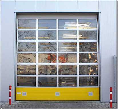 Fully Glazed Sectional Door